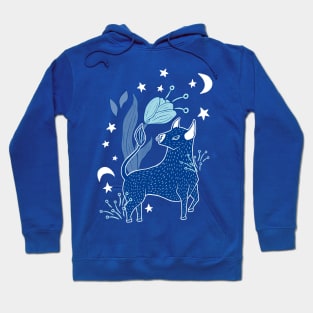 Cosmic Ox, Blue Hoodie